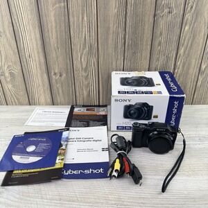 Sony Cyber Shot DSC-H20 10.1MP Digital Camera Black  Tested  Not Charger
